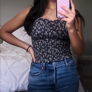 floral tank top